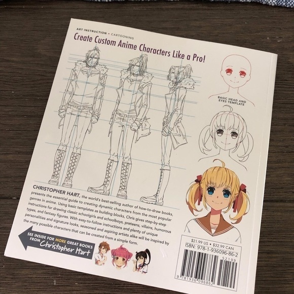 Christopher Hart: The Master Guide to Drawing Anime paperback book - Picture 6 of 6